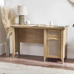 Cheshire Signature Melrose Office Desk in Oak in Light Oak - thumbnail 3