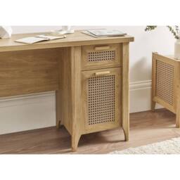 Cheshire Signature Melrose Office Desk in Oak in Light Oak - thumbnail 8