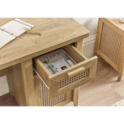 Cheshire Signature Melrose Office Desk in Oak in Light Oak - thumbnail 9