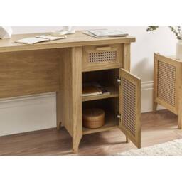 Cheshire Signature Melrose Office Desk in Oak in Light Oak - thumbnail 7