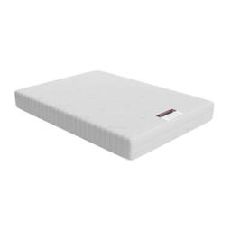 Rest Relax Visco Therapy 19cm Premier Cool Blue Sprung Mattress for Cooler Sleep in White - Size: Single - thumbnail 1