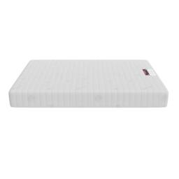 Rest Relax Visco Therapy 19cm Premier Cool Blue Sprung Mattress for Cooler Sleep in White - Size: Single - thumbnail 4