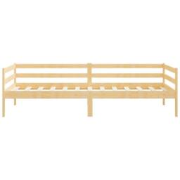Berkfield Home Day Bed Solid Pinewood 90x200 cm in Light Brown - thumbnail 7