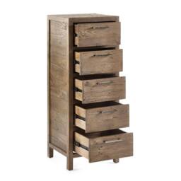 Cheshire Premium Legacy 5 Drawer Tallboy - Cashew in Beige - thumbnail 2