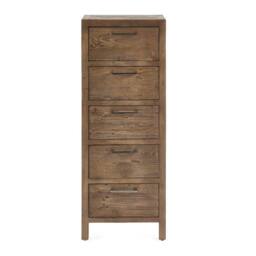 Cheshire Premium Legacy 5 Drawer Tallboy - Cashew in Beige - thumbnail 7