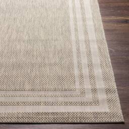 Livabliss Eagean-Vintage Grey Cream Beige Black Taupe In- & Outdoor Rug in Light Grey - Size: 200 cm x 275 cm - thumbnail 5