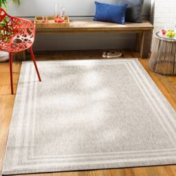 Livabliss Eagean-Vintage Grey Cream Beige Black Taupe In- & Outdoor Rug in Light Grey - Size: 200 cm x 275 cm - thumbnail 8