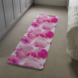 Benjamin Tate Design Andrew Lee Bo Ho In Pink Runner Rug in Natural - Size: 67 cm x 230 cm - thumbnail 4