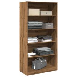 Berkfield Home Wardrobe Artisian Oak 100x50x200 cm Engineered Wood in Brown - Size: 100 x 50 x 200 cm - thumbnail 3