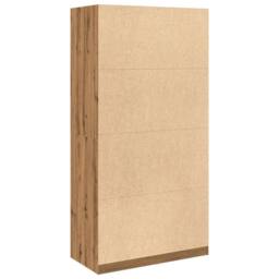 Berkfield Home Wardrobe Artisian Oak 100x50x200 cm Engineered Wood in Brown - Size: 100 x 50 x 200 cm - thumbnail 6