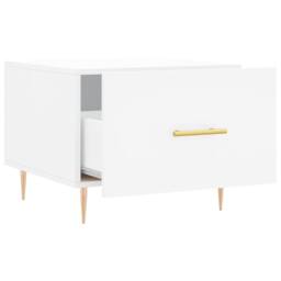 Berkfield Home Coffee Tables 2 pcs White 50x50x40 cm Engineered Wood - Size: 50 x 50 x 40 cm - thumbnail 7