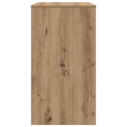 Berkfield Home Computer Desk Artisan Oak Engineered Wood Standard Simple in Brown - thumbnail 6