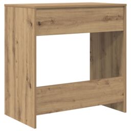 Berkfield Home Computer Desk Artisan Oak Engineered Wood Standard Simple in Brown - thumbnail 7