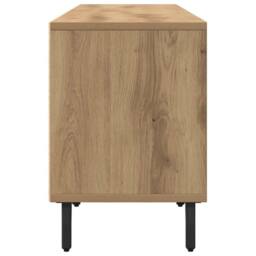 Berkfield Home TV Cabinet Artisan Oak 150x30x44.5 cm Engineered Wood in Brown - thumbnail 6