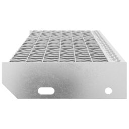 Berkfield Home Grate Step 80x24x7 cm Galvanised Steel in Silver - Size: Medium - thumbnail 5
