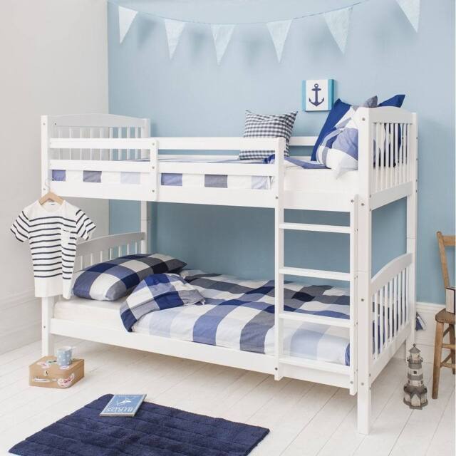 Nöa and Nani Brighton Bunk Bed with 2 Single Beds in White - image 1