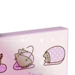 Pusheen Purrito Letterbox Light Up Canvas in Pale Pink - thumbnail 2