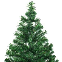 Berkfield Home Artificial Pre-lit Christmas Tree with Ball Set 150cm 380 Branches in Green - thumbnail 3