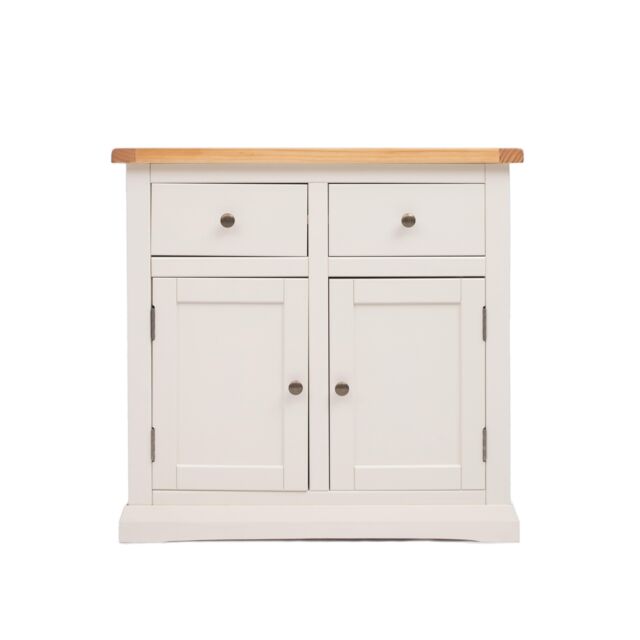Cabinet Bits Castelli Off-White 2 Drawer 2 Door Sideboard Brass Knob - image 1