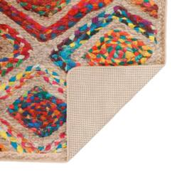 Berkfield Home Rug Washable Multicolour 80x300 cm Anti Slip - Size: 100 cm diameter - thumbnail 4