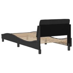 Berkfield Home Bed Frame without Mattress Black 90x190 cm Single Velvet - thumbnail 6