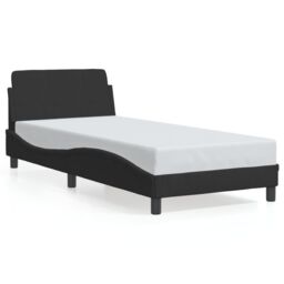 Berkfield Home Bed Frame without Mattress Black 90x190 cm Single Velvet - thumbnail 2