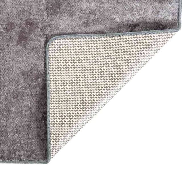 Berkfield Home Rug Washable 80x300 cm Grey Anti Slip - Size: 100 cm diameter - image 1