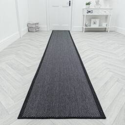 runrug Carpet Runner Rug - Indoor/Outdoor, Reversible, 2mm - 'Illusion' in Midnight - Size: 60 cm x 150 cm - thumbnail 6