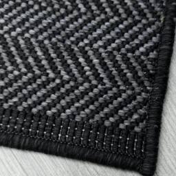runrug Carpet Runner Rug - Indoor/Outdoor, Reversible, 2mm - 'Illusion' in Midnight - Size: 60 cm x 150 cm - thumbnail 2