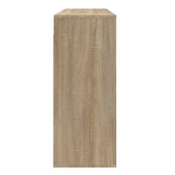 Berkfield Home Wall Cabinet Sonoma Oak 80x33x80 cm Engineered Wood in Beige - Size: 80 x 33 x 80 cm - thumbnail 5