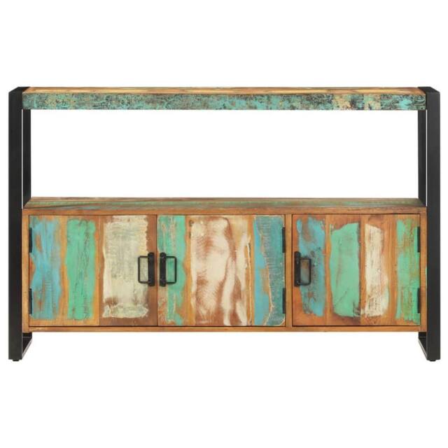 Berkfield Home Sideboard 120x30x75 cm Solid Reclaimed Wood in Brown - Size: 120 x 30 x 75 cm - image 1