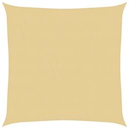 Berkfield Home Sun Shade Sail Sand 4x4 m 100% Polyester Oxford in Light Sand - thumbnail 3