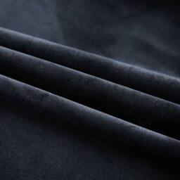 Berkfield Home Blackout Curtain with Hooks Velvet Black 290x245 cm - thumbnail 3
