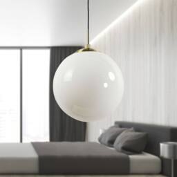 First Choice Lighting Set of 2 Grosvenor - Satin Brass Pendant Lights with Glass Globes in Gold - thumbnail 8