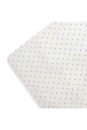 Living and Home 60cm W x 120cm L Soft Fluffy Geometric Pattern Rectangular Non-Slip Area Rug in White - Size: 60 cm x 120 cm - thumbnail 5