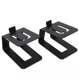 Kelvenix Desktop Speaker Stands Metal Speaker Riser Stand in Black