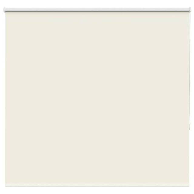Berkfield Home Roller Blind Blackout Coffee 125x130 cm Fabric Width 121.6 cm Pol… in Off-White - image 1