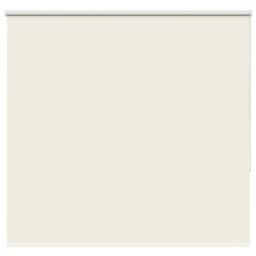 Berkfield Home Roller Blind Blackout Coffee 125x130 cm Fabric Width 121.6 cm Pol… in Off-White - thumbnail 1