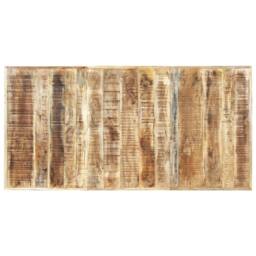 Berkfield Home Dining Table 180x90x76 cm Solid Mango Wood in Brown - Size: 180 x 90 x 76 cm - thumbnail 4