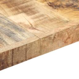 Berkfield Home Dining Table 180x90x76 cm Solid Mango Wood in Brown - Size: 180 x 90 x 76 cm - thumbnail 6