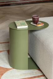 PRESENT TIME Leitmotiv Side Table Set Riqueza Oval - Luxury Green - thumbnail 2