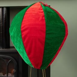 Samuel Alexander Tall Plush Snowman Hot Air Balloon with Extension Pole Hanging - thumbnail 4