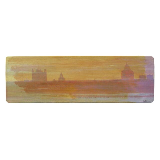 Benjamin Tate Design Bigben Yellow Mist Runner Rug in Natural - Size: 67 cm x 230 cm - image 1