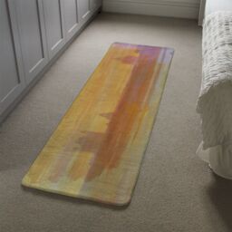 Benjamin Tate Design Bigben Yellow Mist Runner Rug in Natural - Size: 67 cm x 230 cm - thumbnail 4
