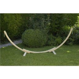 Amazonas Apollo Large Wooden Hammock Stand (L) Fits Hammocks 250-330cm in Clear - thumbnail 2
