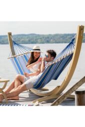 Amazonas Apollo Large Wooden Hammock Stand (L) Fits Hammocks 250-330cm in Clear - thumbnail 3