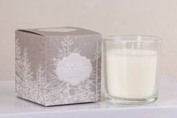 Marco Paul Spiced Cinnamon Scented Glass Candle in White - thumbnail 8