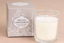 Marco Paul Spiced Cinnamon Scented Glass Candle in White - thumbnail 6