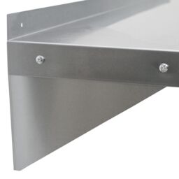 Monstershop 6ft Stainless Steel Catering Bench, Stainless Steel Sink - Left Hand in Silver - thumbnail 9