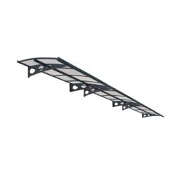 Palram Patio Cover Herald Door Awning Canopy 6690 Mist - L670.5 cm - Grey - thumbnail 1